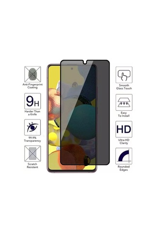 Xiaomi Redmi 12 4g/5g Uyumlu Privacy Hayalet Gizli Tam Kaplayan Ekran Koruyucu