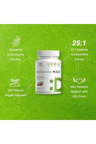 Deal Supplement Berberine Max Supplement With Turmeric, 5,000mg P
