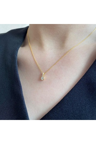 Altın Tancise 925 Ayar Gümüş Aşk Tam Kolye Kadın Kore Klavikula Kolye Kişilik Tatlı Kalp Kolye Kolye