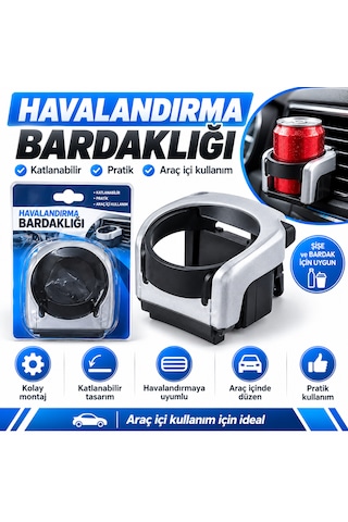 Günaks Araç İçi Havalandırma Bardaklık-katlanabilir Pratik Tasarım Universal 0 Günaks Araç İçi Havalandırma Bardaklık-katlanabilir Pratik Tasarım Universal 0
