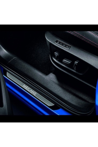 Renault Megane Tüm Modeller Old Krom Kapı Eşiği 4 Parça Paslanmaz Çelik