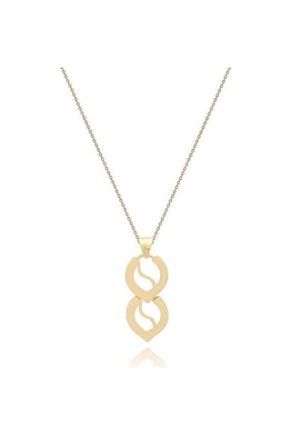 Tektaş - Sarı Altın 14 Ayar Taşsız Klasik Kolye N11.45920