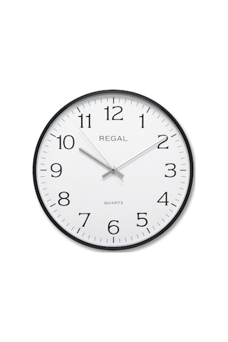 Regal 0250 Bw Ince Çerçeve Slim Duvar Saati (283883421) Beyaz