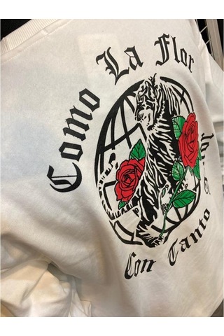 Insane Minds Bisiklet Yaka Baskılı Oversize Sweatshirt