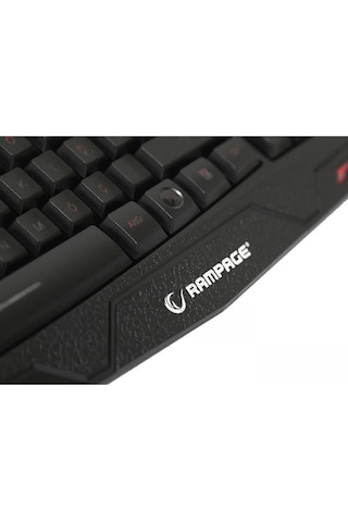 Rampage KM-R77 Siyah Usb 3 Farklı Ledli Gami  g Q Multimedia Klav