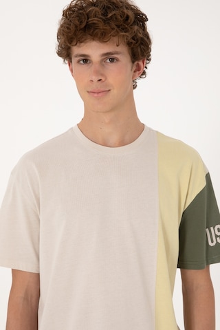 U.S. Polo Assn. Erkek Comfort Fit Bisiklet Yaka Taş Tişört 50306896-VR049