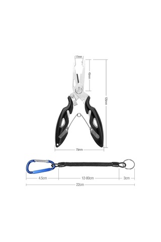 Yem Balıkçılık Pensesi Kanca Seçici Yem Pensesi + Kaybolmaz Halat Mavi Mavi