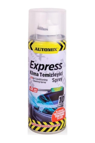 Automix Oto Klima Temizleyici Sprey Araç İçi Ortam Dezenfektan Spreyi 200ml Okyanus Ferahlığı Çift Etkili Klima ve Kabin Temizliği