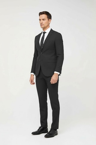 İgs Erkek Füme Slim Fit Dar Kalıp Klasik Takım Elbise-23991