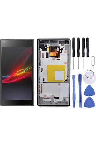 Cbtx Sony Xperia Z5 Kompakt / E5803 / E5823 / Z5 Mini Sayısallaştırıcı Uyumlu Lcd Ekran Çerçeveli Tam Montaj Siyah