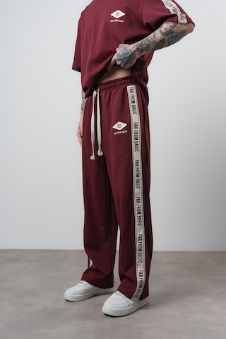 Respire Erkek Ffb Şerit Detaylı Baggy Eşofman Altı Bordo