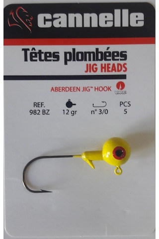 Cannelle 982Bz 12Gr. 3/0 Jig Head