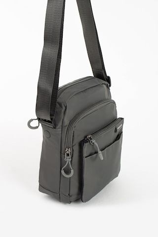 Sanmorris Unisex 5 Bölmeli Suya Dayanıklı Paraşüt Kumaş Organizer Çanta 25x21 gri