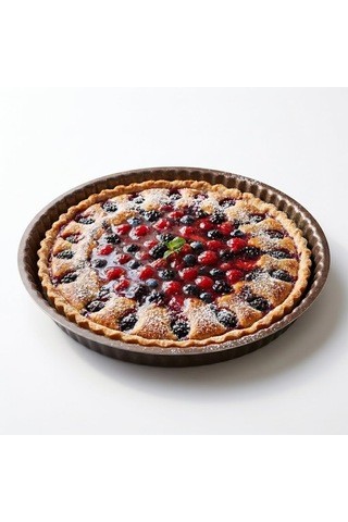 Papilla Nirvana Turta Ve Kek Kalıbı - 32 Cm Dev Boy Metalik Kahve Kırçıllı Yanmaz Yapışmaz Çok Renkli