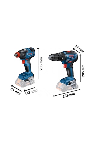 Bosch GDX 18V-200 + GSR 18V-50+ 2 x GBA 18V 4.0Ah + GAL 18V-40 L-Boxx - 06019J2220