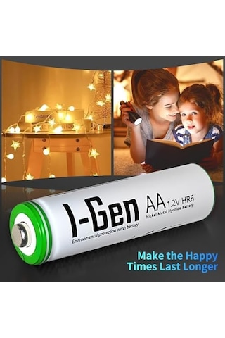 G479 4'lü Pil Şarj Aleti + 2 Adet Aa 2700 Mah + 2 Adet Aaa 900 Mah Şarjlı Kalem Pilli Set 1.2v Ni-mh