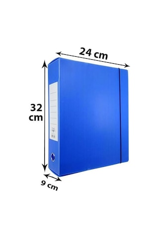 Arşiv ve Proje Kutusu 24 x 32 x 9 CM Mavi 10’lu
