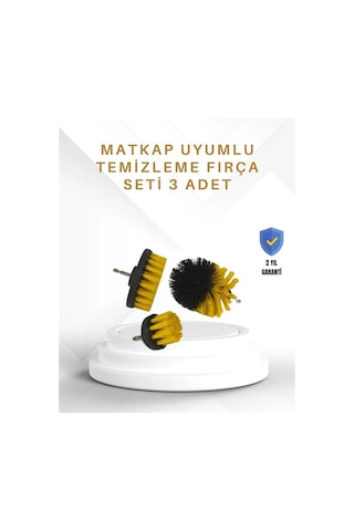 Bfs Yüksek Devirde Etkili Temizlik Sağlayan Matkap Ucu Fırça Seti