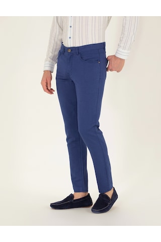 Pierre Cardin Erkek İndigo Kanvas / Chino Pantolon 50268095-vr028 İndigo