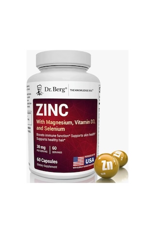 Dr.berg Zınc 60mg Per Servıng 60 Kapsül