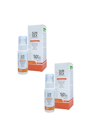 Sundex Healthy Shine Kuru Ciltler İçin Yüz Güneş Kremi SPF50+ 2 x 50 ML