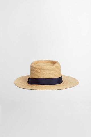 Barbour Lily Hasır Şapka Be11 Natural/navy Bej