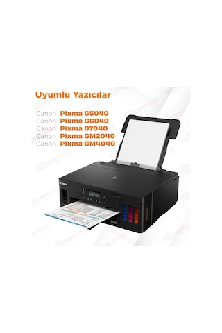 Canon Gı-40 Uyumlu Mürekkep Siyah / Pixma G5040 / Pixma G6040 / G7040 / Gm2040 / Gm4040 Kopya