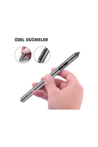 Veikk S640 ve A30 Grafik Tabletler İçin 8192L Pilsiz Kalem