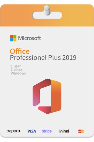 Microsoft Office 2019 Pro Plus Dijital Lisans Anahta...