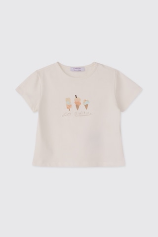 Panço Kız Bebek Şort Tişört 2'li Somon Alt Üst Takım 2611gb17020 Pembe