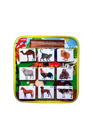 Tox Evcil Hayvanlar Parça-Bütün Eşleşmeler Keçe Cırtlı Aktivi