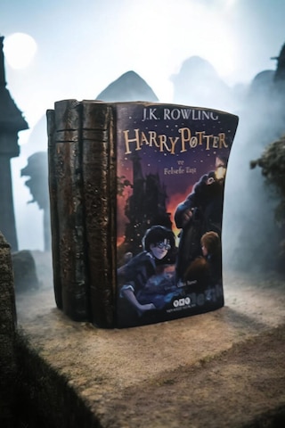 Harry Potter Ve Felsefe Taşı Kitabı Şeklindeki Kalemlik 10x8 Cm