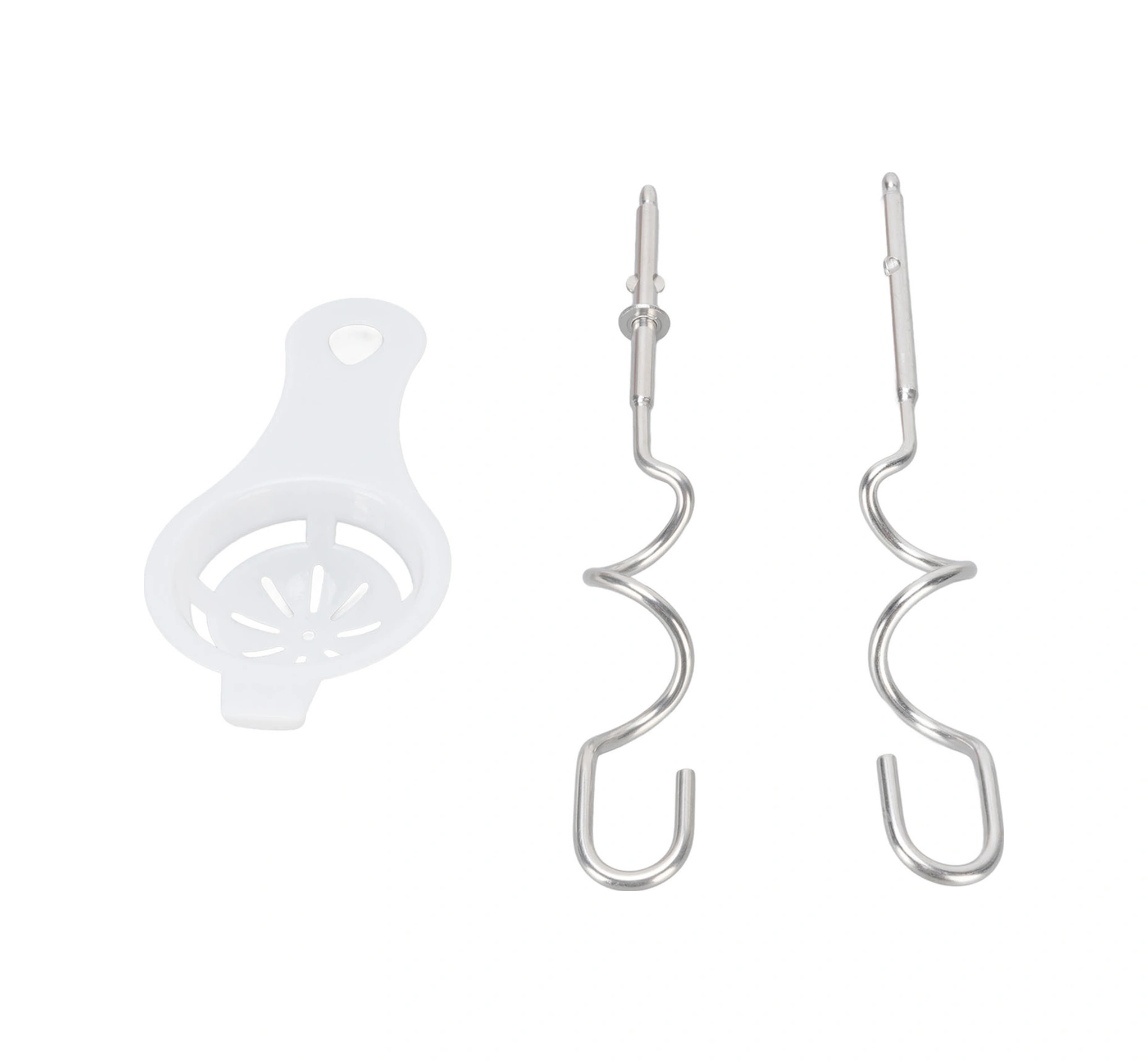 Geeroyoo Kenwood El Mikseri İçin Paslanmaz Çelik Hamur Kancaları Ve Yumurta Beyazı Ayırıcı Seti - Hamur, Krema, Şeker Karıştırma Ve Pasta Pişirme Aksesuarı Diğer