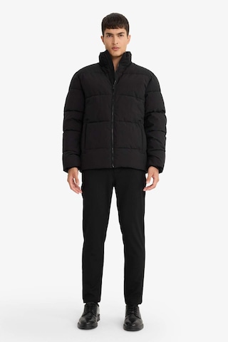 Defacto Su İtici Regular Fit Dik Yaka Fermuarlı Cepli Mont E9991ax25wnbk27 Siyah-bk27