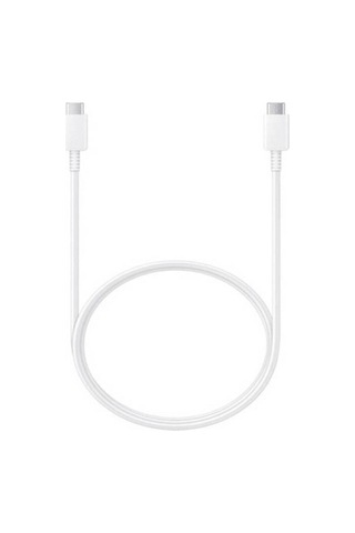 Samsung Galaxy S24 Uyumlu 45 Watt Hızlı Şarj Kablosu - Usb-c Kablo - Beyaz
