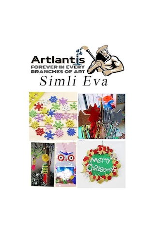 Artlantis Mor Yapışkanlı Simli Eva 50x70 Cm 3 Adet
