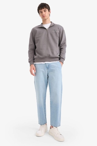 Defacto Vikings Valhalla Boxy Fit Bisiklet Yaka Baskılı Sweatshirt E9324ax25augr206 Gri-gr206