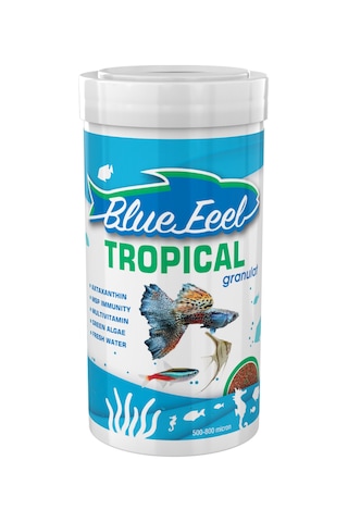 Tropical Mix 1000ml ve Guppy Mix Granules 250ml Kutu Balık Yemi