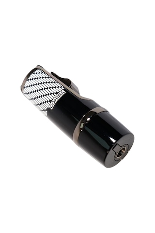 Cohiba 3 Torch Pürmüz Siyah-beyaz Desenli Metal Puro Çakmağı - Tr9245