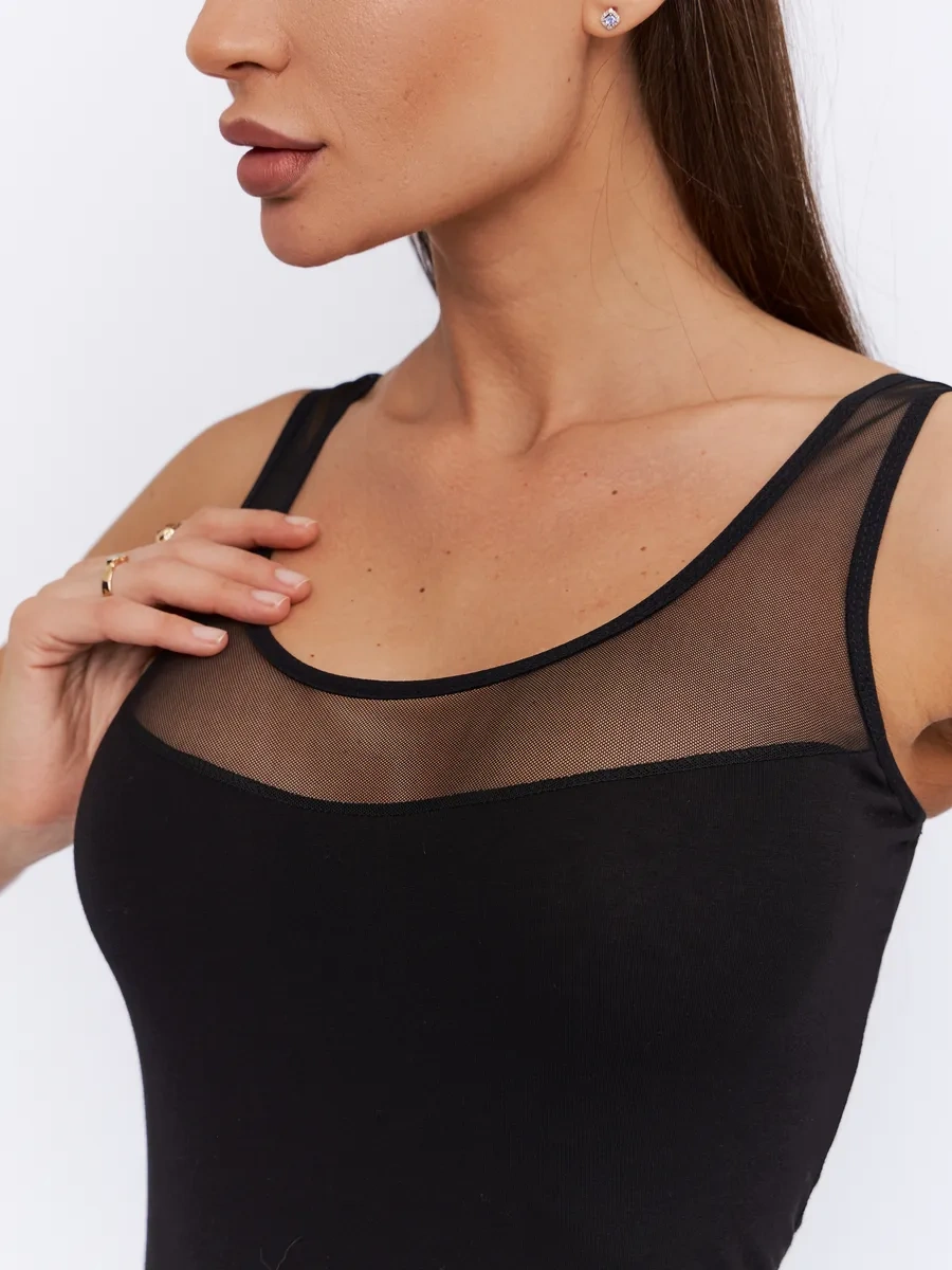 Divamore Ceket Altı Dantel İç Çamaşırı Atkı 390167142 Siyah