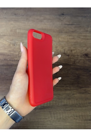 Apple Uyumlu iPhone 6/7/8 Plus Silikon Kılıf Xfab Kırmızı
