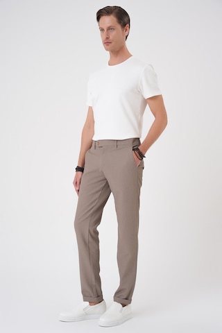 Efor Comfort Fit Gofre Dokulu Beli Lastikli Vizon Jogger Pantolon P 1177 Vizon