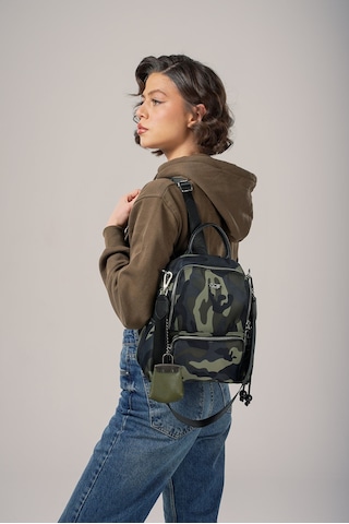 Ççs Kadın Sırt Çantası Ccs18027 Kamuflaj Kamuflaj