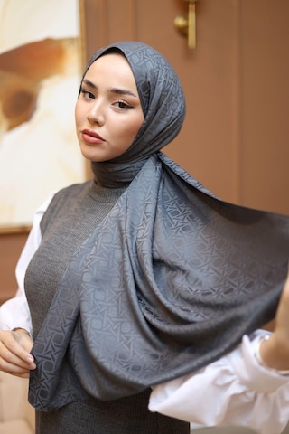 Silk Home Deluxe Şal - Antrasit - Antrasit