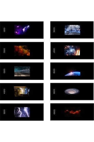 Yaozixa Godox Ak-s06 10 Adet Projektör Slaydı Seti - Ak-r21 Flaş Projektöre Uyumlu