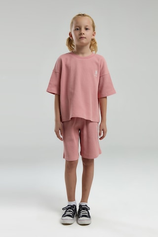 U.S. Polo Assn. U.s. Polo Assn Kız Çocuk Pembe Bermuda Takım Pembe