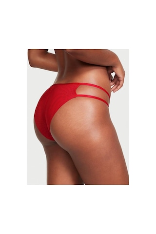 Victoria's Secret İşlemeli File Askılı Cheekini Külot Ruj Kırmızısı