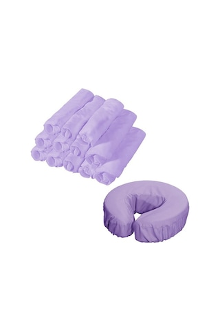 Ganzhoushop Yüz Suntek Mor Masaj Masası Kafalık Beşik Seti 12 Fw