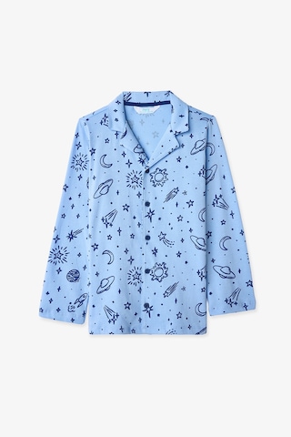 Penti Mavi Erkek Çocuk Cosmic Gömlek Pijama Takımı Pnjg4wc726ıy-bu11 Bu11
