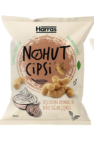 Nohut Cipsi Ekşi Krema Ve Beyaz Soğan Çeşnili 12 Adet X 50 Gr